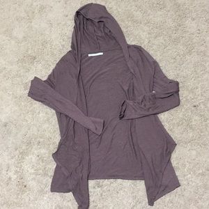 Hooded cardigan